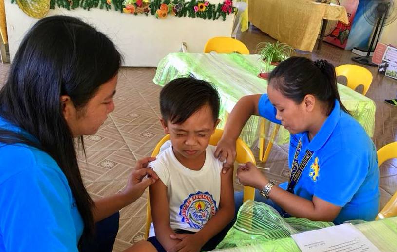 NDP anti-measles immunization